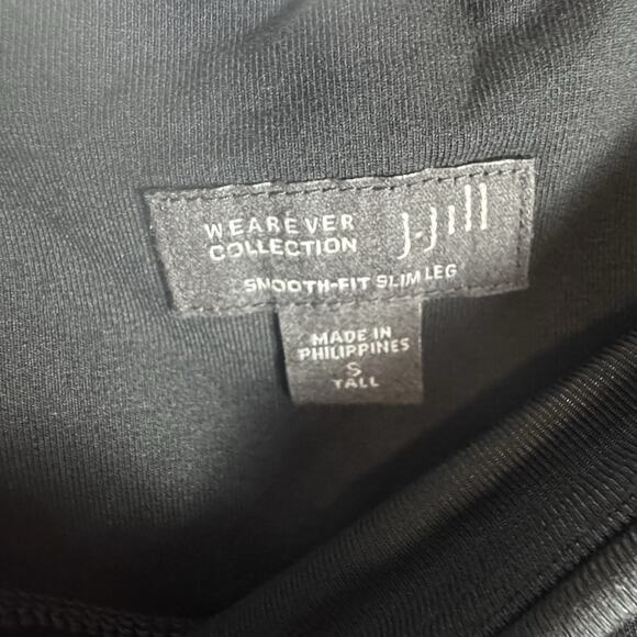 J. Jill Women’s Wearever Collection Black Smooth Fit Slim Leg Pant ST:Small Tall - Picture 3 of 6